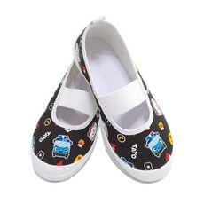 ASAHI 運動鞋 Little Bus Staryo 圖案黑色字符嬰兒兒童棉運動鞋