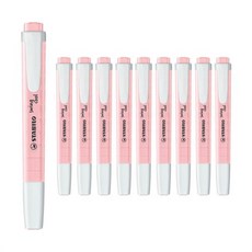 스타빌로 스윙클 파스텔 형광펜, 129 파스텔핑크, 10개입