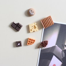 초콜릿6P 7P set 냉장고 현관문 인테리어 사무실 자석 작지만 강력한 귀여운 마그넷, 2.초코간식 7pcs 세트 자석