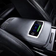 지에어 QM6 전용 순정매립형 암레스트 공기청정기, 브라운