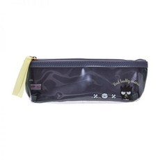 산리오 정품 배드배츠마루 필통 캐릭터 파우치형 미니 포켓 펜케이스 Sanrio-139267, 나쁜 둥근