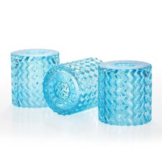 HALIGATE 1팩 파인 해머드 유리 램프 쉐이드 교체용 글로브 및 커버 조명 기구 샹들리에 테이블 램프 펜던트 4.8cm(1-5/8인치) 피터 투명 해머드 워터 리, 블루 골판지