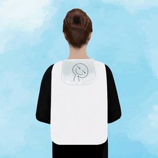 成人吸汗巾 純棉兒童背部隔汗墊巾 產婦用, 歪笑