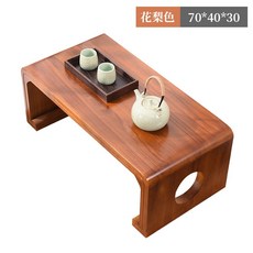 소반 다과상 원목 개다리소반 원목색 밥상 다도상 개다리 다과, 배색70X40X30, 행장을 갖추다, 1개