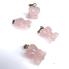 亮晶晶 粉晶墜子 可愛蝴蝶結造型 隨意扣設計 提升人緣魅力