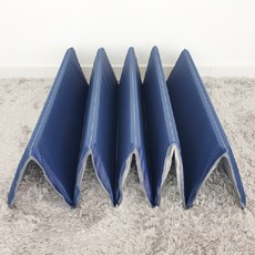 1인용 접이식 캠핑 이너매트 차박 숙면 휴대 혼캠 방수 편안, 네이비