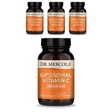 DR. MERCOLA 無麩質脂質體維他命C膠囊 1000mg, 60顆, 4罐