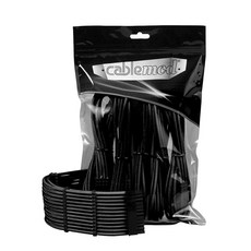 CableMod 프로 모드메쉬 슬리브드 케이블 연장 키트 검정색, ModMesh Extension Kit, Black