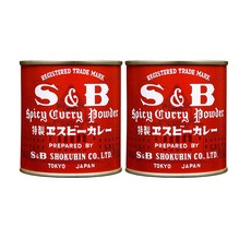 S&B Spicy Curry Powder 에스엔비 스파이시 커리 카레 파우더, 2개, 84g