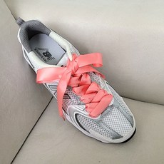 드림컴하비 예쁜 새틴 리본 신발끈 발레코어 운동화끈 120cm