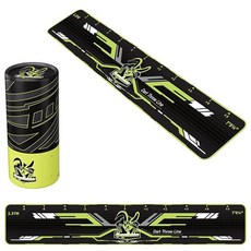 MageRabbit 다트 슬로 라인 매트 떼어낼 수 있음 접착식 바닥 마커 다트 던지는 마크 공식 규격 종이 박스 포장 포함, 02 40x300cm, 02 cool gray