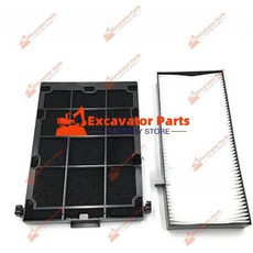 에어컨 필터 요소 굴삭기 액세서리와 가능내부 외부, 1개