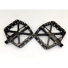 2024 와이드 광택 자전거 페달 도로 자전거 3 베어링 페달 산악 사이클링 미끄럼 방지, [08] 검정색