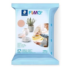 STAEDTLER FIMOair 화강암 효과 350g/12.3온스 에어 드라이 모델링 클레이 - 조각 및 도자기 바로 사용 가능 성인 예술 및 공예에 이상적, 1kg, 페일 핑크