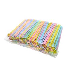 스푼슬러시빨대 파스텔 20cm 500개입, 1개, 500개