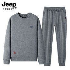 지프스피릿 남여공용봄가을 캐주얼 맨투맨 세트 트레이닝 레포츠 세트 츄리닝세트 T7207