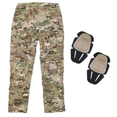KRYDEX 전술 G3 바지 사냥 야외 스포츠 하이킹 의류 무릎 패드 MC Tiger Stripes Pant, 04 W38, 05 MC