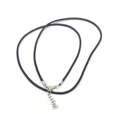 윙윙쇼핑 75cm 체인 검정 목걸이 줄 끈 펜던트 호환 은 합금 걸이 악세사리 쥬얼리 남자 여자 패션 소품 인조 PU 가죽 고급 로프 공예품