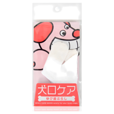 Mind Up 寵物牙刷手套 貓用犬用指套牙刷 寵物潔牙 狗狗刷牙手套 貓牙刷 狗牙刷, 白色, 1包