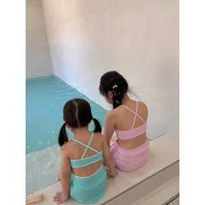 로그캔디수영복 아동용 여아 수영복 주니어 원피스 실내 원피스 바로배송