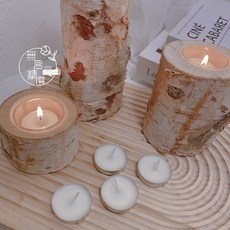 精華 白華木燭台 樹幹燭台 婚禮佈置 拍照道具 聖誕節佈置