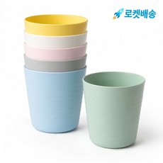 이케아 어린이 물 컵 세트 칼라스, 230ml, 6개, 혼합