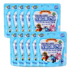 해호 로보카폴리 제로당 자일리톨 캔디 40g 100% 핀란드산 사은품, 10개