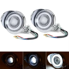 호환 바이크 오토바이 전조등 스팟 안개등 보조 램프(방향 지시등 포함) 33-43mm 라이트 클램프 브래킷 포, 02 only  light