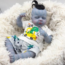 49cm 仿真阿凡達科幻娃娃, 1個, 49釐米如圖娃娃