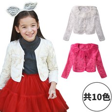 Augelute baby 女童針織開襟薄外套