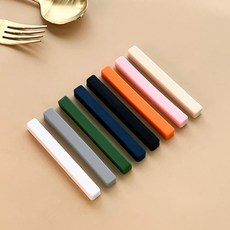 로우맨션 실리콘 수저받침 8컬러, 1개, 그린