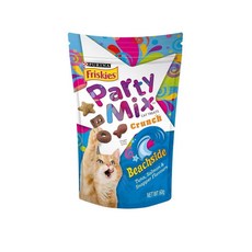 Friskies 喜躍 Party Mix 香酥餅 貓零食 鮪魚雞肉鰹魚風味, 60g, 8個, 海洋鮮味