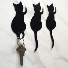 TDD 부착식 주방 욕실 컬러 후크 걸이 고리 3P, 본상품