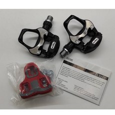 台灣精品WELLGO R251公路車培林卡踏組 附鞋底板 提升騎行效率, 黑色, 1個