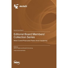 (영문도서)Editorial Board Members' Collection Series: Metal Crystal/Polycrystal Plastic St... Hardcover, Mdpi AG, English, 9783725856152
