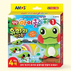 아모스 컬러점토 아이도우 도너츠만들기 유아 미술놀이 아이클레이 아모스 만들기 교구 아이도우, €′상품선택￠″, 1개