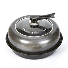도깨비가마솥 직화오븐기 고구마 삼겹살 고기류 직화오븐, 34cm, 1개