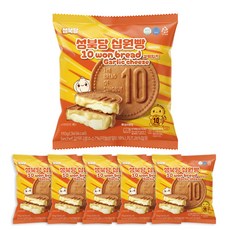 성북당 원조 십원빵 갈릭치즈 맛 식사대용 아이간식, 5개, 110g