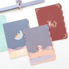 [인덱스] 슈슈 6공 인덱스 [A5] : 슈슈 6공 인덱스로 속지를 깔끔하게 정리해요, 4.루돌프