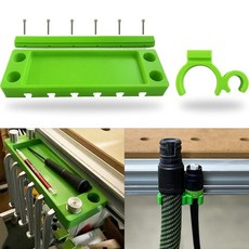 클램프 홀더 벤치 도그 홀더 호스 홀더 - 다기능 보관 - Festool MFT/3 테이블과 호환, 클램프 홀더, 벤치 도그 홀더, 호스 홀더 - 다기능