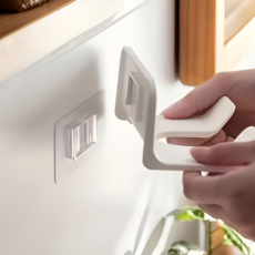 강력 접착 무타공 간편 설치 벽걸이 드라이기 거치대, 화이트, 1개