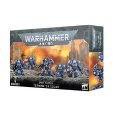 戰鎚40K Space Marines: Terminator Squad - 星際戰士終結者小隊模型，精緻組裝體驗，收藏價值極高, 1個