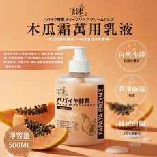 あわ 沫 木瓜霜乳液 潤透自然光澤感, 1個, 有效日期2029.01.04