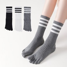 코튼위스퍼 최상의 기술력 오리지널 면 발가락양말 3켤레세트
