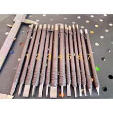 鎢鋼雕刻刀，七種款式, 鎢鋼,6 號