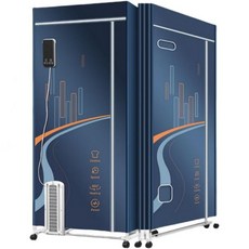 접이식 의류 건조기 1600W-3단 브래킷 소형 실내 행거 타이머 기능 대용량 33.1파운드(15kg) 적재 용량 빠른 건조 곰팡이 방지 에너지, 접이식 의류 건조기, 1600W-3단 브래킷, 소형 실