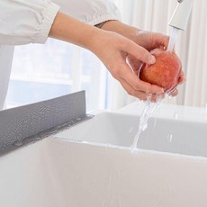 주방용품 싱크대가림판 세면대물차단, 그레이