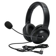 Over The Head Headset Noise Reduction Canceling Radio Earmuffs VOX Ptt Boom Mic Earpiece for Motor, Over The Head Headset Noise Re