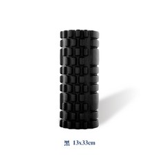 瑜珈滾筒 肌肉放鬆 瑜珈按摩 泡沫軸 運動滾筒, 1個, 【短款-33CM】黑