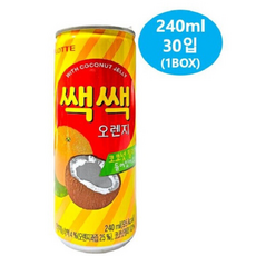 롯데칠성 쌕쌕 오렌지/음료수/오렌지/과즙/과일/주스 X(), 240ml, 1개